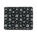 Cartoon Mummy Pattern Print Bifold Wallet