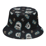 Cartoon Mummy Pattern Print Bucket Hat
