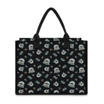 Cartoon Mummy Pattern Print Canvas Tote Bag