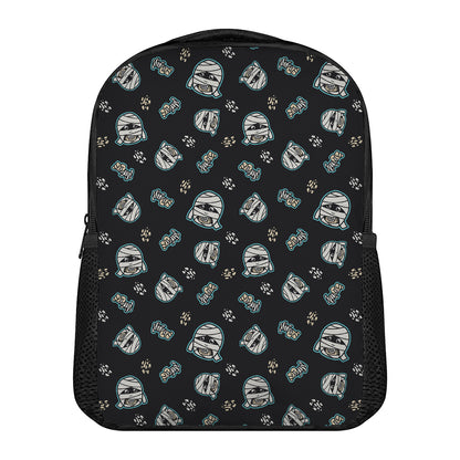 Cartoon Mummy Pattern Print Casual Backpack