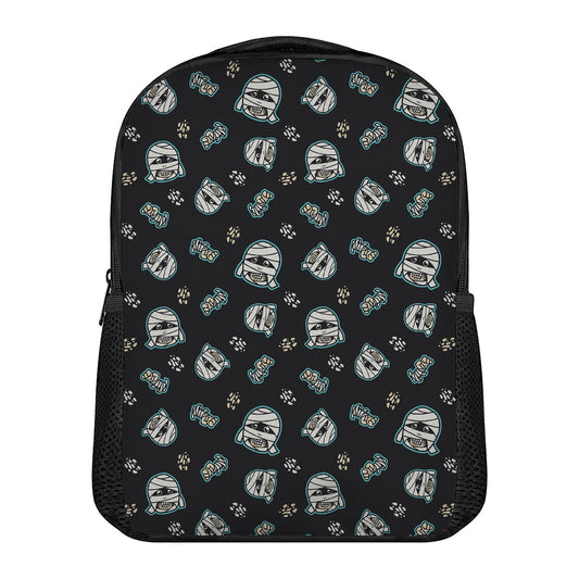 Cartoon Mummy Pattern Print Casual Backpack