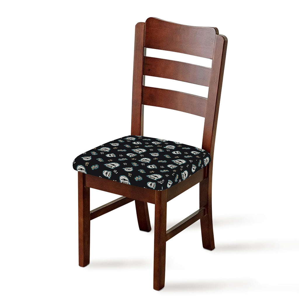 Cartoon Mummy Pattern Print Chair Cushion Cover