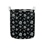 Cartoon Mummy Pattern Print Collapsible Laundry Basket