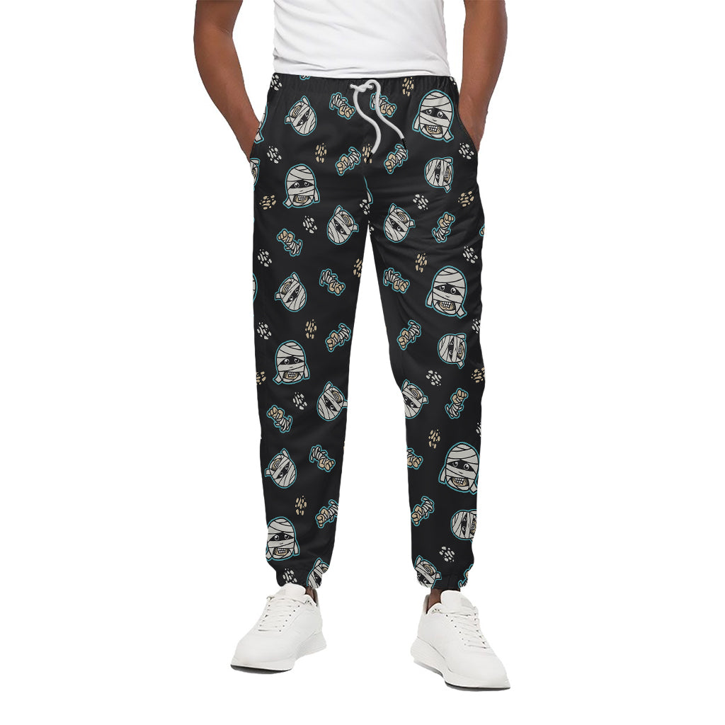 Cartoon Mummy Pattern Print Cotton Pants