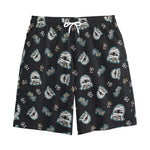 Cartoon Mummy Pattern Print Cotton Shorts