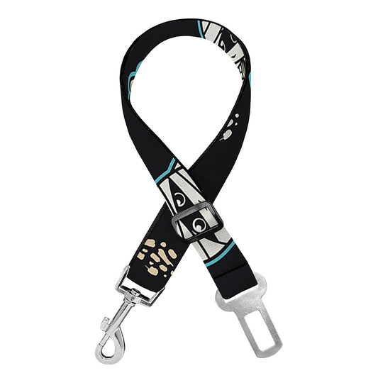 Cartoon Mummy Pattern Print Dog Seat Belt