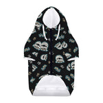Cartoon Mummy Pattern Print Dog Zip Up Hoodie