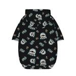 Cartoon Mummy Pattern Print Dog Zip Up Hoodie