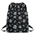 Cartoon Mummy Pattern Print Drawstring Backpack