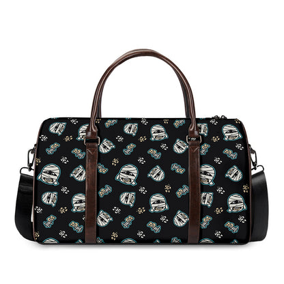 Cartoon Mummy Pattern Print Duffle Bag