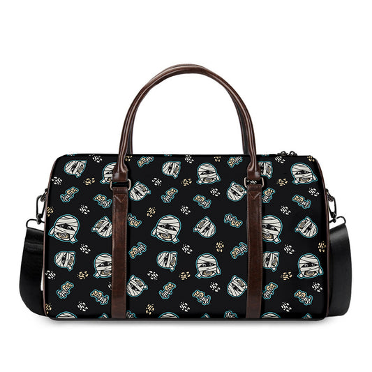Cartoon Mummy Pattern Print Duffle Bag