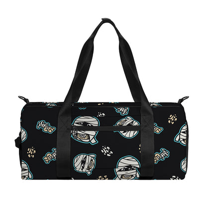 Cartoon Mummy Pattern Print Gym Bag