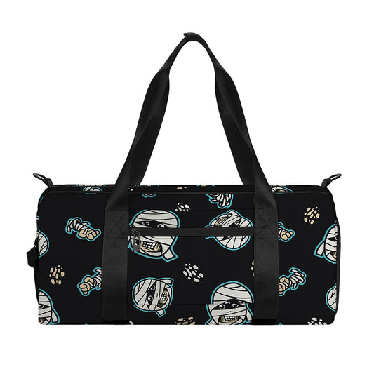 Cartoon Mummy Pattern Print Gym Bag