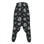 Cartoon Mummy Pattern Print Hammer Pants