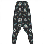 Cartoon Mummy Pattern Print Hammer Pants