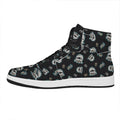 Cartoon Mummy Pattern Print High Top Leather Sneakers