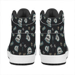 Cartoon Mummy Pattern Print High Top Leather Sneakers