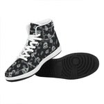Cartoon Mummy Pattern Print High Top Leather Sneakers