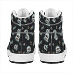 Cartoon Mummy Pattern Print High Top Leather Sneakers