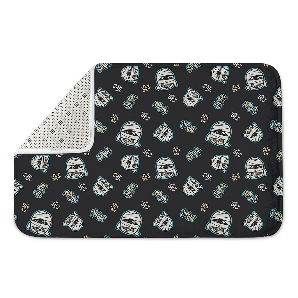 Cartoon Mummy Pattern Print Indoor Door Mat