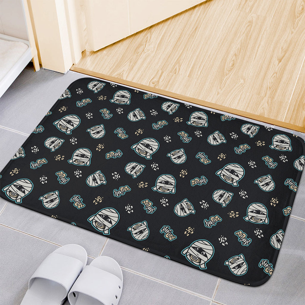 Cartoon Mummy Pattern Print Indoor Door Mat