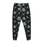 Cartoon Mummy Pattern Print Jogger Pants