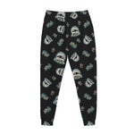 Cartoon Mummy Pattern Print Jogger Pants
