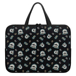 Cartoon Mummy Pattern Print Laptop Sleeve With Handle