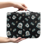 Cartoon Mummy Pattern Print Leather Bible Cover