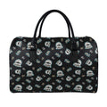 Cartoon Mummy Pattern Print Leather Duffel Bag