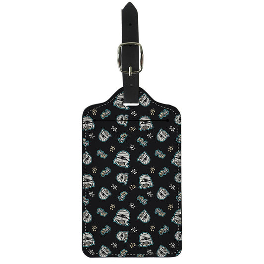 Cartoon Mummy Pattern Print Luggage Tag