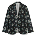 Cartoon Mummy Pattern Print Men's Blazer