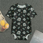Cartoon Mummy Pattern Print Men's Bodysuit