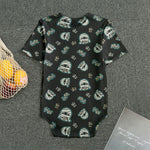 Cartoon Mummy Pattern Print Men's Bodysuit
