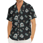 Cartoon Mummy Pattern Print Men's Deep V-Neck Shirt
