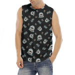 Cartoon Mummy Pattern Print Men's Fitness Tank Top