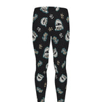 Cartoon Mummy Pattern Print Men's leggings