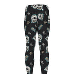 Cartoon Mummy Pattern Print Men's leggings