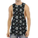 Cartoon Mummy Pattern Print Men's Muscle Tank Top