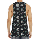 Cartoon Mummy Pattern Print Men's Muscle Tank Top
