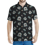 Cartoon Mummy Pattern Print Men's Polo Shirt