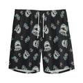 Cartoon Mummy Pattern Print Men's Athletic Shorts