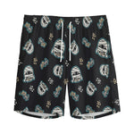 Cartoon Mummy Pattern Print Men's Sports Shorts