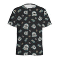 Cartoon Mummy Pattern Print Men's Athletic T-Shirt