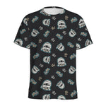 Cartoon Mummy Pattern Print Men's Sports T-Shirt