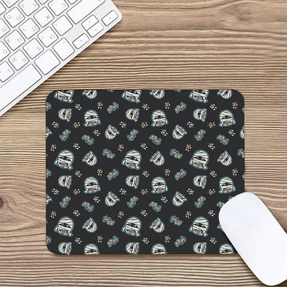 Cartoon Mummy Pattern Print Mouse Pad