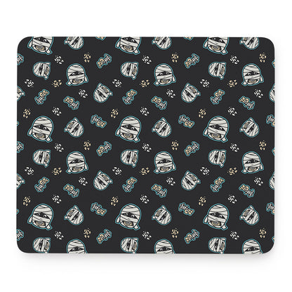 Cartoon Mummy Pattern Print Mouse Pad