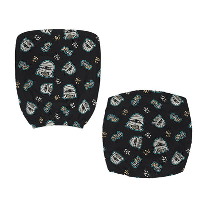 Cartoon Mummy Pattern Print Office Chair Cover