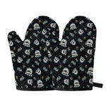 Cartoon Mummy Pattern Print Oven Mitts