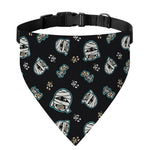 Cartoon Mummy Pattern Print Over The Collar Dog Bandana